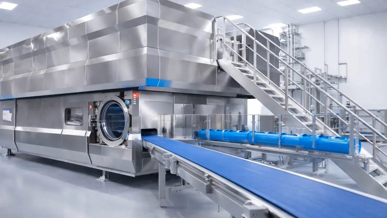 HPP high pressure processing equipment line